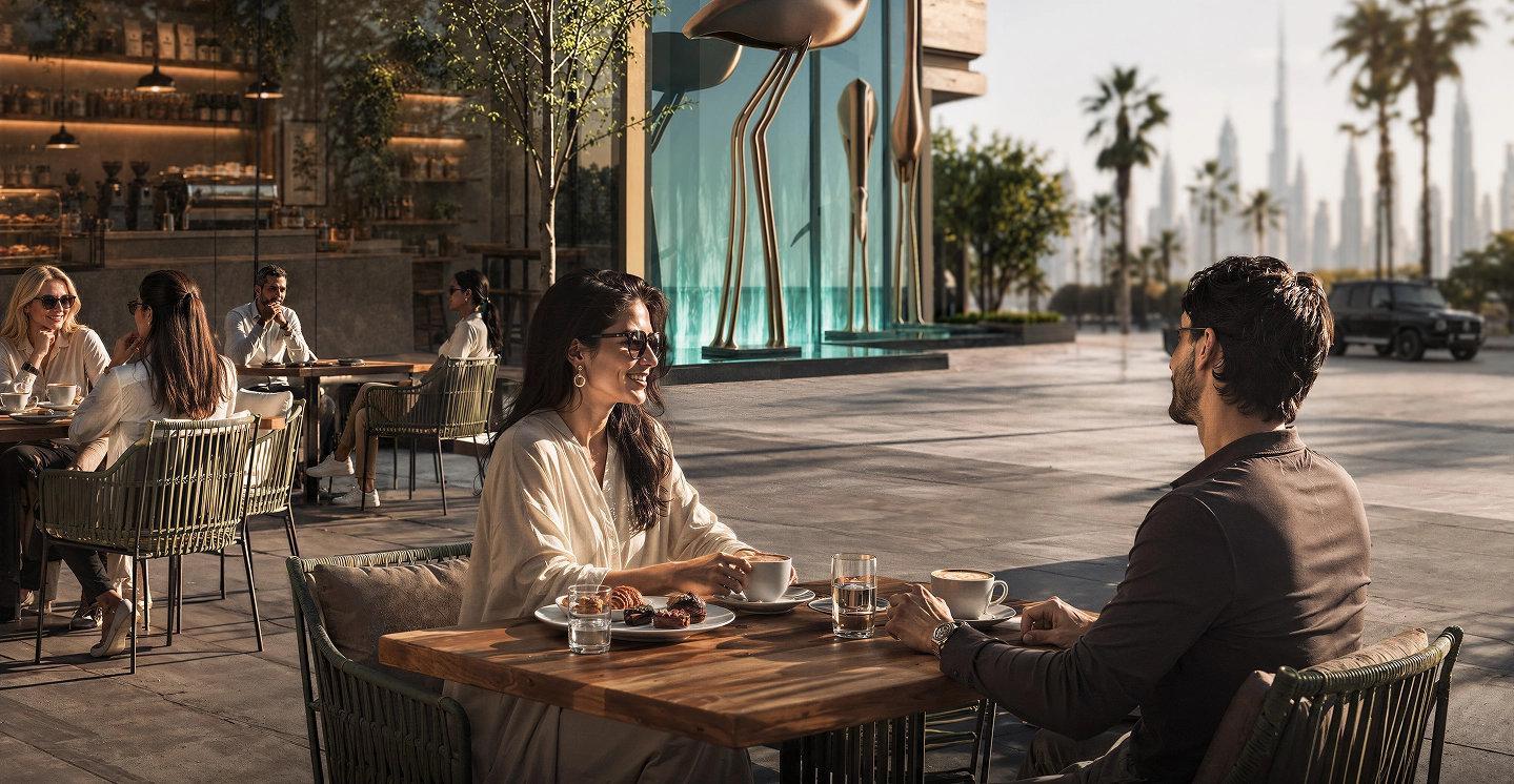 Không gian retail và lifestyle tại Binghatti Starfall