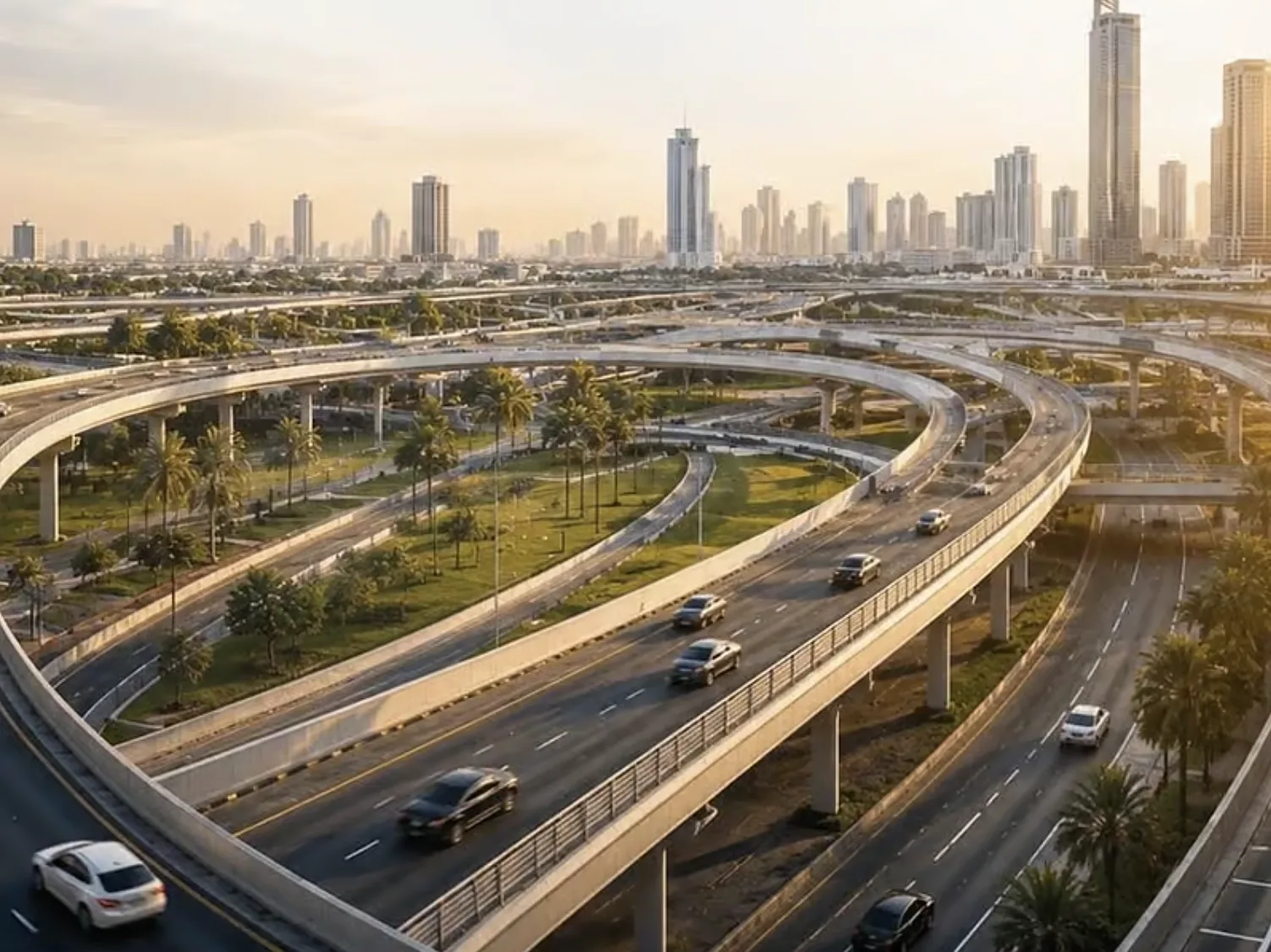 Dubai phát triển hành lang giao thông 80 km kết nối Abu Dhabi, Sharjah và Etihad Rail bất động sản Dubai – Mina Prime Properties